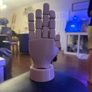 3D Printed Articulating Hand | Posable Desk Decor | Fidget